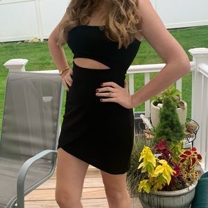 Lulu’s dress, black, size Medium, worn once.